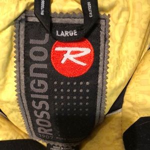 man winter ski down jacket Large Yellow